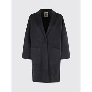 Semicouture Coat Woman Charcoal